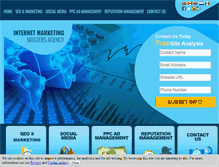 Tablet Screenshot of internetmarketingmastersagency.com